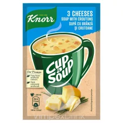 Knorr bögrés leves 17g  3 Sajtos krémleves