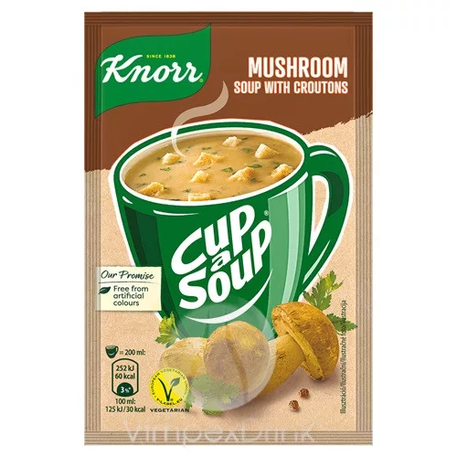 Knorr bögrés leves 15g Vargányakrémleves