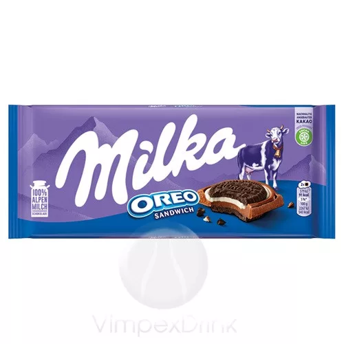MILKA Chocolate Oreo 92g /16/