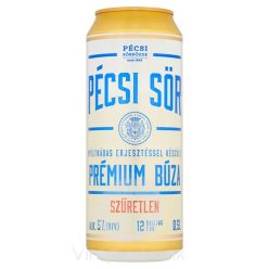 PECS Sör Prémium Lager BÚZA Szűretlen 0,5 DOB 5% /24/