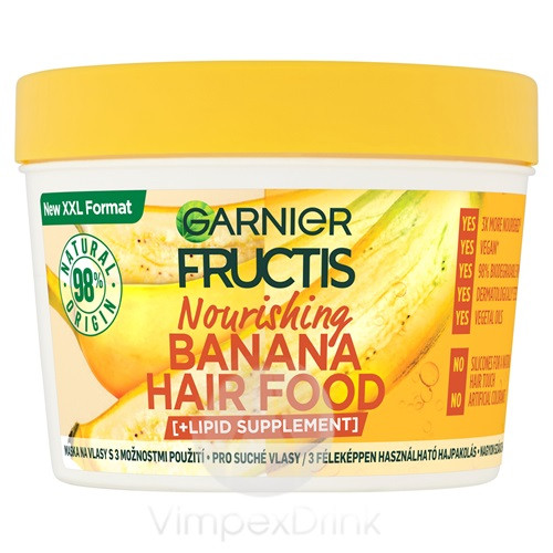 Fructis HairFood hajpakolás 400ml Banana