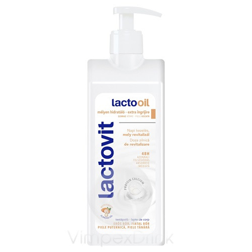 Lactovit Testápoló Oil Hidratáló 400ml Új