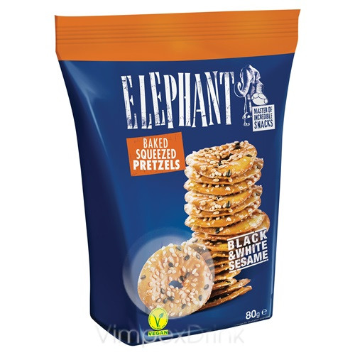 ELEPHANT chips-tallér 80g szezámos