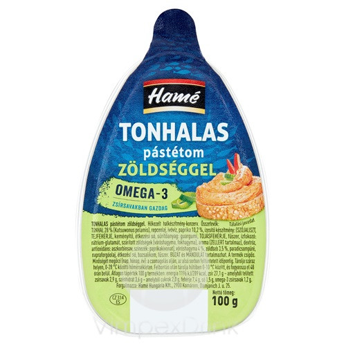 Hamé Tonhalas krém zöldséggel 100g /16/