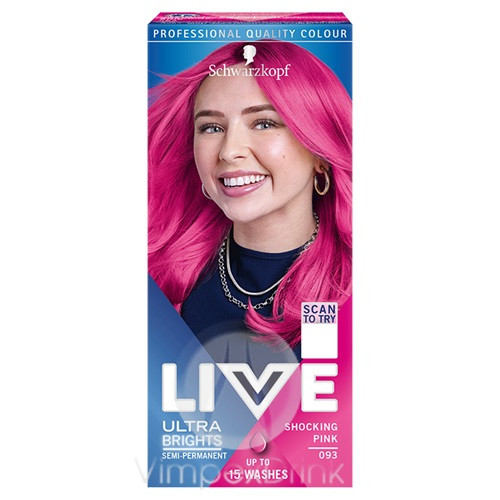 Schwarzkopf Live Color hajszínező 93 Rózsaszín