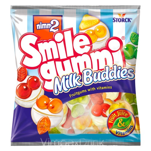 Nimm2 Smilegummi Milk Buddies 90g /18/