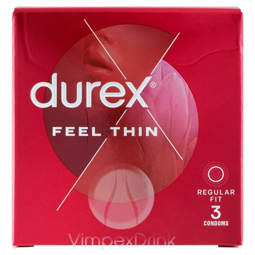 Durex óvszer 3db Feel Thin