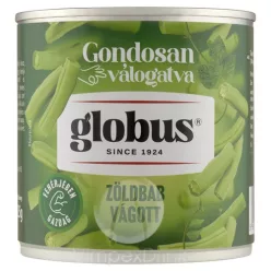 GLOBUS KONZERV Zöldbab vágott 400g/225g