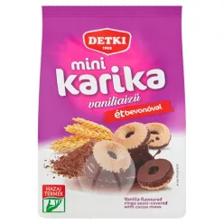   Detki Mini Karika vaníliaízű teasütemény ét 150g /12/ ZACSKÓS