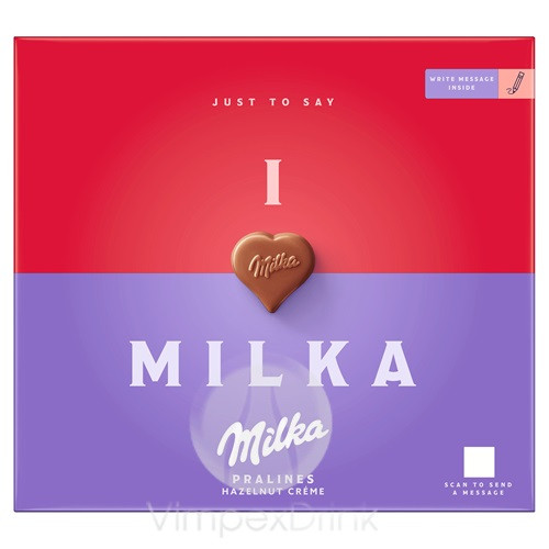 MILKA I LOVE Mogyorókrémes 110g /10/