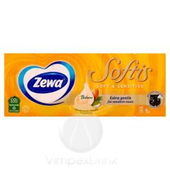 Zewa Softis 4 rétegű papírzsebkendő Soft&Sensitive 10x9