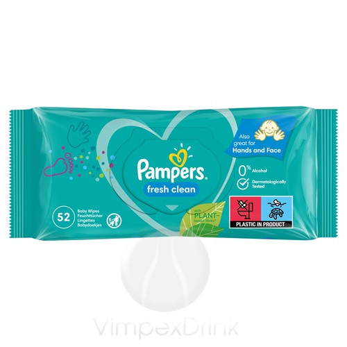 Pampers törlőkendő 52db Fresh Clean