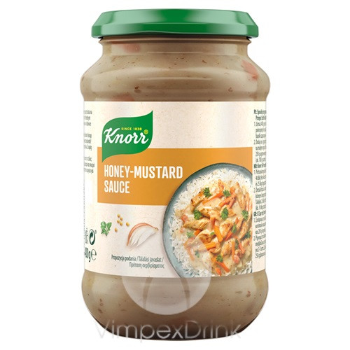 KNORR SZÓSZ MÉZES-MUSTÁROS 400G ÜVEGES