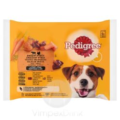   PEDIGREE alutas 4-pack marha&bárány, pulyka&répa 4*100g /13/