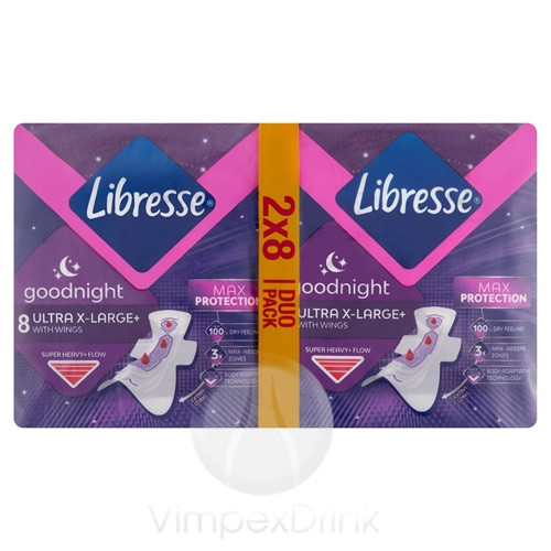 Libresse Ultra Night Extra Wing 16