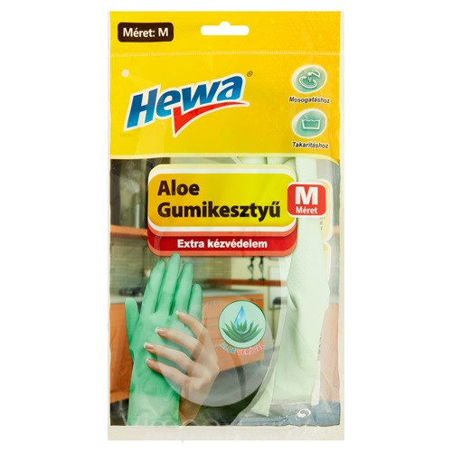 HEWA Aloe vera Gumikesztyű M