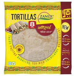 Zanuy Teljes Kiőrlésű Tortilla 20cm 8db 320g