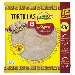 Zanuy Teljes Kiőrlésű Tortilla 20cm 8db 320g