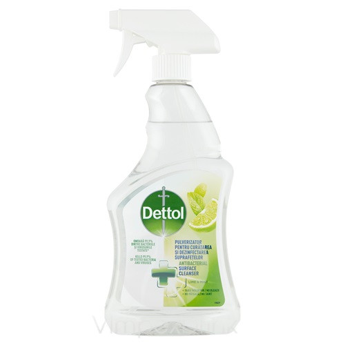 Dettol Antibakteriális felülettisztító spray 500ml Lime&Menta