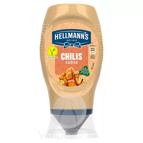 Hellmann's szósz 255g Chilis flakonos