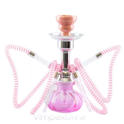 TAB Vízipipa 28cm pink dupla cs.+koffer