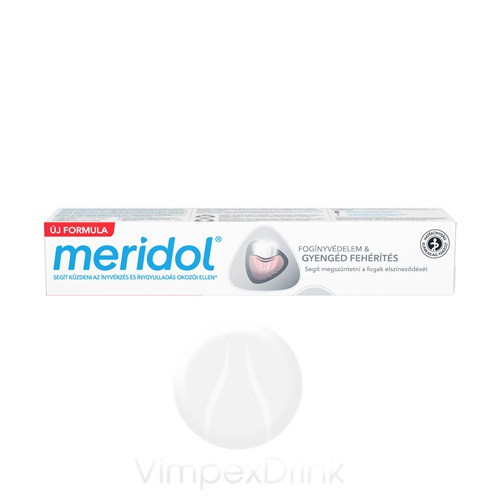 Meridol fogkrém 75ml Gentle White