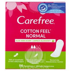 Carefree tisztasági betét Cotton Aloe 56db