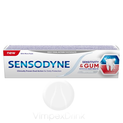 Sensodyne fogkrém 75ml S.&Gum White