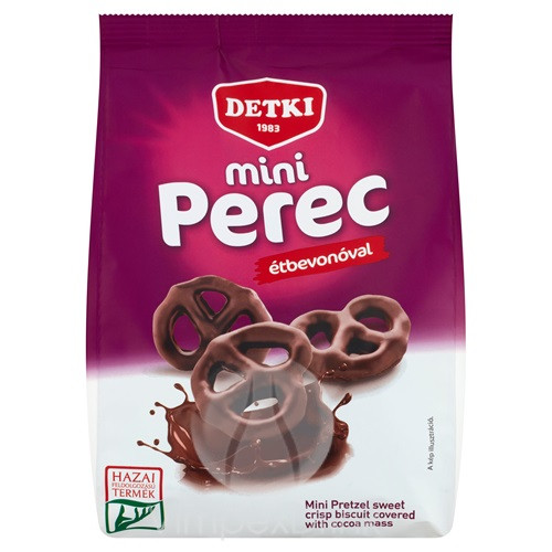 Detki Mini Perec kakaós ét mártva 160g