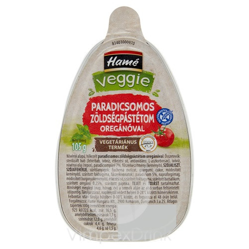 Hamé Paradicsomos oregánóval VEGGIE 105g /16/