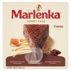 Marlenka mézes kakós torta 800g