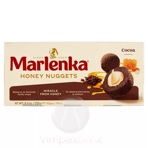 Marlenka mézes kakaó golyó 235g