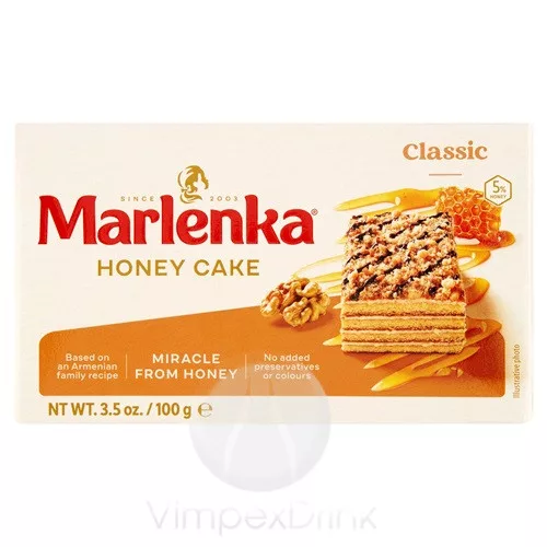 Marlenka mézes diós torta 100g