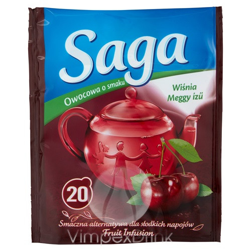 SAGA gyüm.tea 20 filt  Meggy 34g