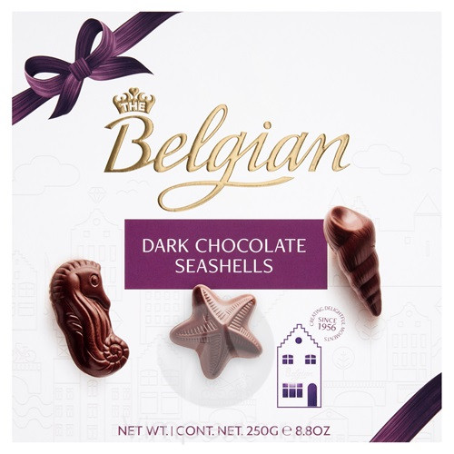 Belgian Dark Seashelles étcsoki 250g