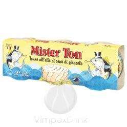 Mister Ton tonhal darabok napraforgó olajban 3x80g (3x52g)