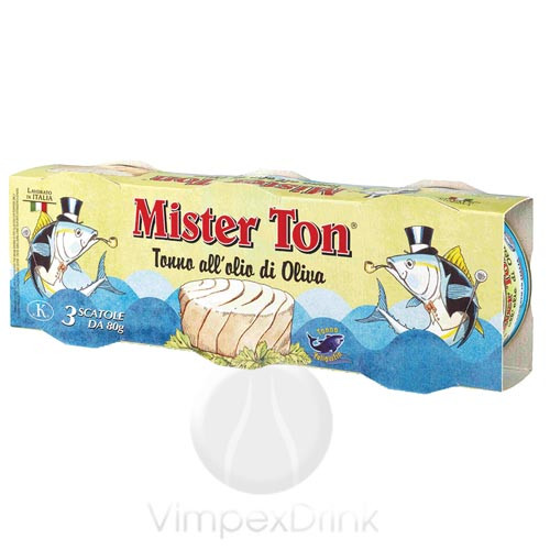 Mister Ton tonhal darabok olíva olajban 3x80g (3x52g)