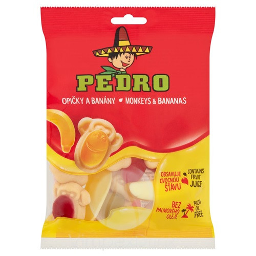 Pedro Gumicukor Monkeys & Bananas 80g /20/