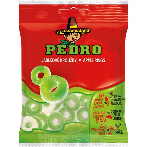 Pedro Gumicukor Apple rings 80g /20/