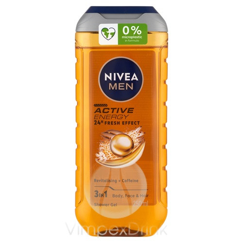Nivea Men tusfürdő 250ml Active Energy