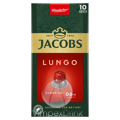 Jacobs NCC Lungo 6 Classico kapszula 10db 52g