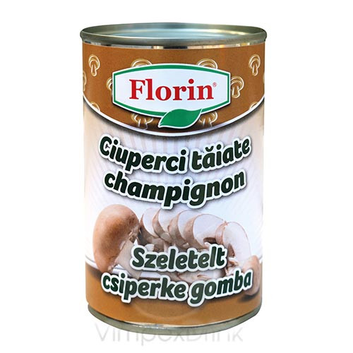 Florin Szeletelt csiperkegomba dobozos 314ml/156g