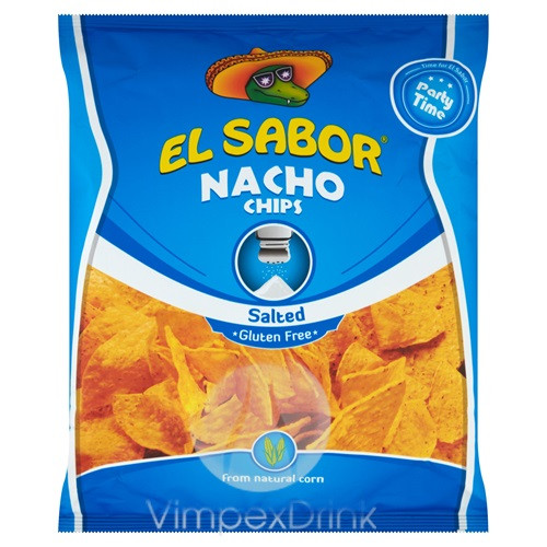 EL SABOR Nacho chips sós 225g