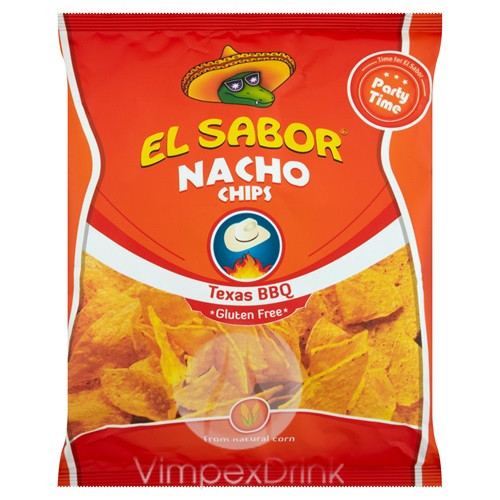 EL SABOR Nacho chips texas BBQ 225g