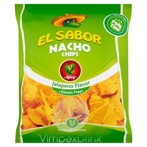 EL SABOR Nacho chips Jalapenós 225g