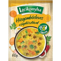   Lacikonyha Húsgombócleves csigatésztával 4 tányéros 60g