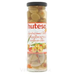   HUTESA Olajbogyó - zöld, paprikával töltött üveges 140g/60g