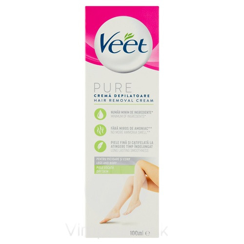 Veet szőrtelenítő krém - száraz bőr. 100ml