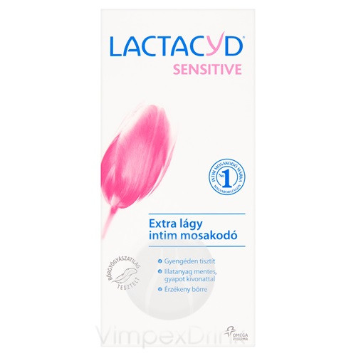 Lactacyd Retail Sensitive intim mosakodó gél 200ml