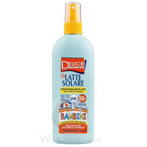 Delice Solare naptej spray spf50 gyerek 150ml